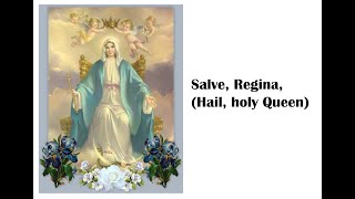 SALVE REGINA HAIL HOLY QUEEN with lyrics and translation [upl. by Siva199]