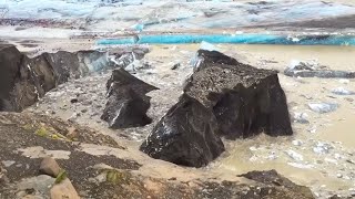 MONSTER GLACIER COLLAPSE Caught on Camera [upl. by Dwane]