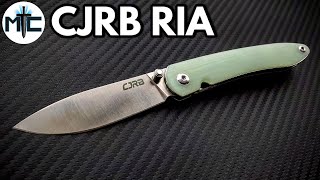 CJRB Ria Folding Knife  Truly Incredible for the Money  Overview and Review [upl. by Yentyrb594]