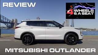 Got Any Blacker  2023 Mitsubishi Outlander LS Black Edition Review [upl. by Ennaeiluj]