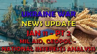 Ukraine War Update NEWS 20240111b Military Aid amp Geopolitical News [upl. by Armilda982]