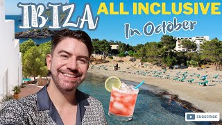 IBIZA IN OCTOBER ALL INCLUSIVE HOLIDAY IN PORTINATX  BEACHES FOOD WEATHER  MR CARRINGTON [upl. by Gaughan]