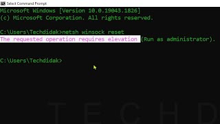 The Requested Operation Requires Elevation Command Prompt 100 SOLVED [upl. by Aihsemaj]