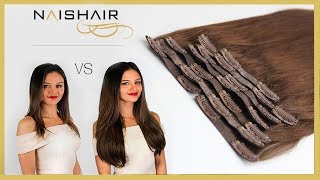 Como poner Extensiones de Clip en cabello corto APRENDE Fácilmente [upl. by Bej]