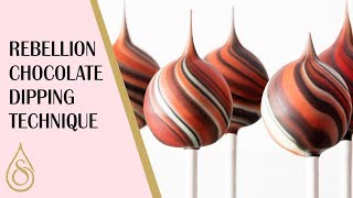 Style Rebellion Chocolate Dipping Technique Full Recipe  Kirsten Tibballs [upl. by Anevad]