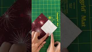 Half Square Triangle HST Quilting Scrap Hack  Tips and Tricks [upl. by Alleuqram]