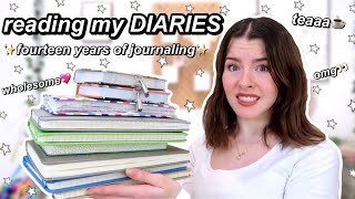 reading my old DIARIES  I’ve been journaling for 14 years [upl. by Elauqsap200]