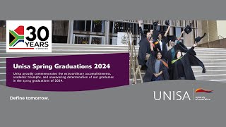 2024 Unisa Spring Graduation  16 October 2024  1700 PM Ceremony [upl. by Gresham197]