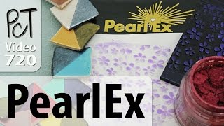 Pearl Ex Powdered Pigments On Polymer Clay [upl. by Odilia]