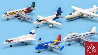 LEGO Tutorial Top 6 BEST planes compilation [upl. by Aniret439]