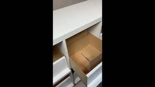 Assembly  Vinyl Record Storage Scrona Drawer for IKEA Kallax 組み立て：イケアカラックス用バイナルレコード収納スクローナ引き出し [upl. by Elyssa]