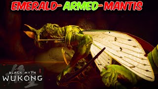 Black Myth Wukong  Emerald Armed Mantis Boss Fight  DXG [upl. by Rome803]