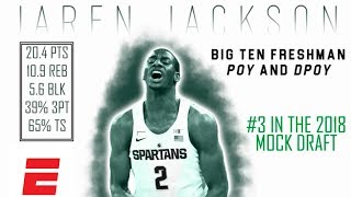 Jaren Jackson Jrs 2018 NBA Draft Scouting Video  DraftExpress  ESPN [upl. by Komsa706]