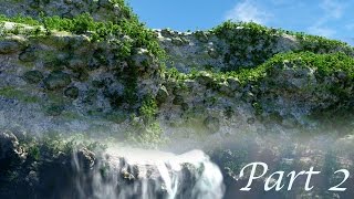 Create Gorgeous Waterfalls  Blender Tutorial  02  Realistic Environment [upl. by Uah]