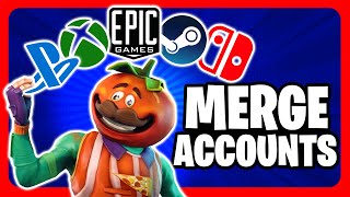 How to LINK FORTNITE Account to EPIC GAMES ACCOUNT on PS5XboxPCSwitch  MERGE FORTNITE Accounts [upl. by Ridglea]