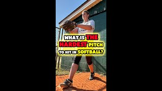 What is the hardest pitch to hit in softball [upl. by Tnerb657]