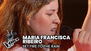 Maria Francisca Ribeiro  quotSet Fire to the Rainquot  Provas Cegas  The Voice Kids Portugal 2024 [upl. by Aniale]