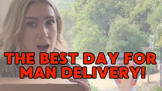 Delivery driver receives ultimate blessing😱😃❤️ [upl. by Einnob]