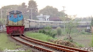 Lalmoni Express Lalmonirhat to Dhaka Departing Ishwardi Bypass Bangladesh [upl. by Noneek484]