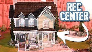 StrangerVille REC CENTER 🛸🌵 Rebuild StrangerVille  The Sims 4 Speed Build [upl. by Asilehc]