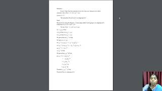 Normalizer  Lemma  Algebra  VHNSNCollege Autonomous [upl. by Engamrahc]