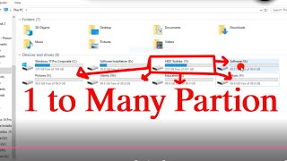 How to partition a hard drive in Windows 10 and 11 [upl. by Laurent]