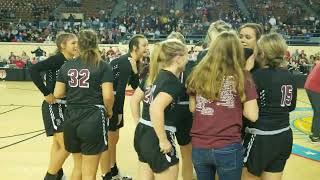 Pocolas girls basketball team celebrates 2022 state championship [upl. by Gainer540]