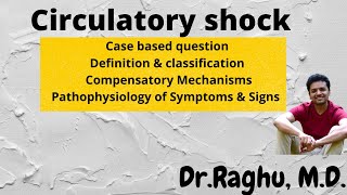 Circulatory Shock  Classification compensatory mechanisms amp pathophysiology  Hypovolemic shock [upl. by Sugirdor]