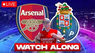 ARSENAL vs PORTO LIVE 🔴 Watch Along with Jamzor [upl. by Nevai]