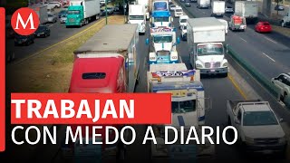 Transportistas exigen acciones de seguridad ante asaltos en carreteras de México [upl. by Brier]