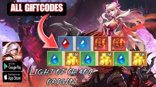 Light of Chaos Origin amp All 8 Giftcodes  How to Redeem Code Light of Chaos Origin [upl. by Beatty942]