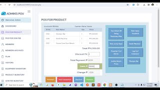 GYM MANAGEMENT SYSTEM WITH POS FREE SOURCE CODE [upl. by Aprile]