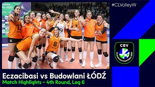 CLVolleyW  Eczacibasi VitrA ISTANBUL vs Budowlani ŁÓDŹ  Match Highlights [upl. by Saenihp709]