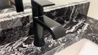 Honest Review Moen Genta LX Bathroom Sink Faucet Waterfall Bathroom Faucet [upl. by Albertson71]