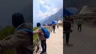 kedarnath dham me snowfall 2024 kedarnath snowfall [upl. by Moody]