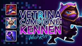 VETRINA CAMPIONE KENNEN  Challenger Mid  Oggetti e Rune  Jumpy Allen  Wild Rift  Tutorial Ita [upl. by Berga]