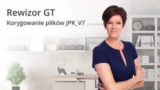 Korygowanie JPKV7MK w Rewizorze GT  Rachmistrzu GT [upl. by Ecitsuj]