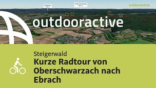 Interaktives 3D Video Kurze Radtour von Oberschwarzach nach Ebrach [upl. by Blanche]