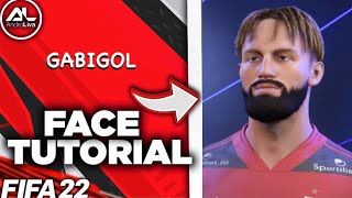 FIFA 22  GABIGOL Versão Atual Face  Stats Tutorial [upl. by Aneerhs46]