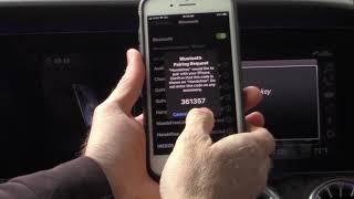 2020 Mercedes S Class  How To Pair Your Phone Use Apple Carplay And Voice Commands [upl. by Droffilc]