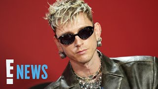 Machine Gun Kelly Debuts DARING New Look With Massive Blackout Tattoo  E News [upl. by Noeruat108]