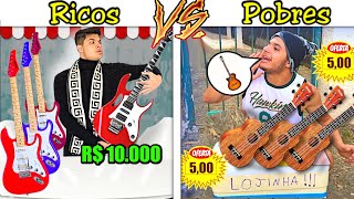 RICOS VS POBRES NA LOJINHA DE MÚSICA 160 [upl. by Maisey821]