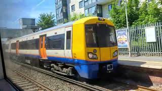 the Uckfield turbostar London Bridge to Edenbridge town [upl. by Ardyaf616]