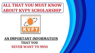 Kishore Vaigyanik Protsahan Yojana KVPY Exam  KVPY Exam Pattern  KVPY 2020 [upl. by Haggai]