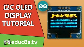 Arduino Tutorial 096 128x64 I2C OLED Display tutorial with review and drivers [upl. by Desi]