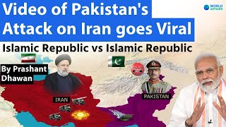 Video of Pakistans Attack on Iran goes Viral  Islamic Republic attacks Islamic Republic [upl. by Eelytsirk]