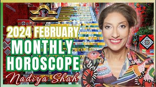 ♎️ Libra February 2024 Astrology Horoscope by Nadiya Shah [upl. by Ahsrav]