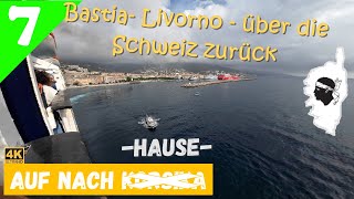 Korsika mit Wohnmobil Teil7 Nachhause über den Alpen und dem Elsass [upl. by Brodsky]