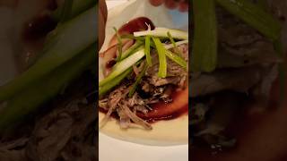 Having homemade Crispy Aromatic Duck with Pancakes SimplyLife youtubeshorts duck chinesecuisine [upl. by Schwenk]