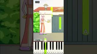 Press the door bell to scare lupdup  Piano Tutorial [upl. by Millan31]